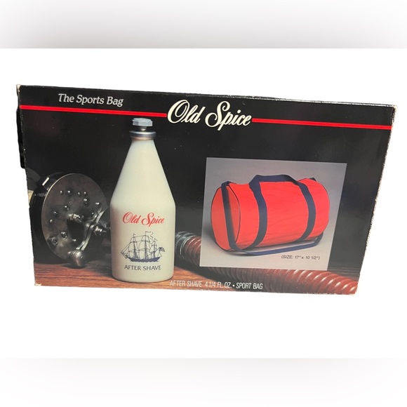 Old Spice Other Vintage Old Spice After Shave Gift Set Duffel Bag